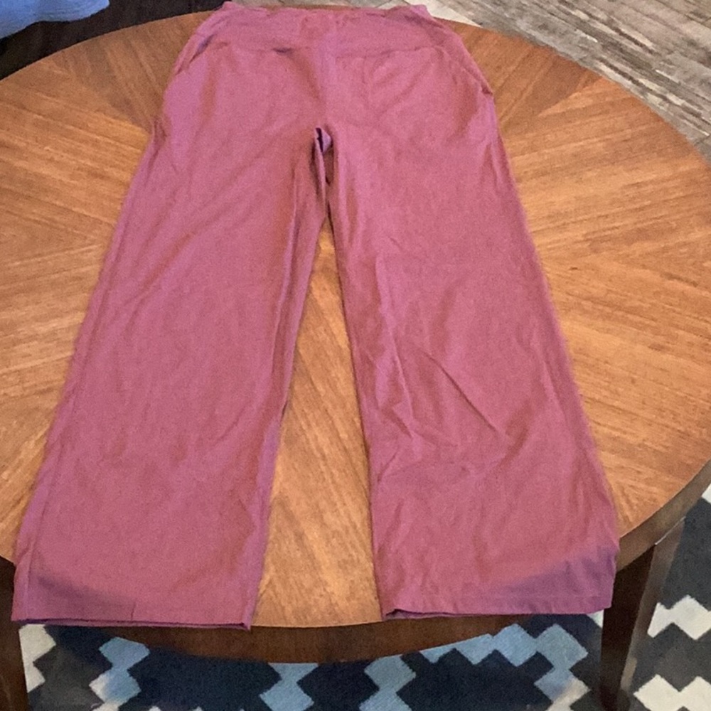 Chic Mauve Wide-Leg Pants